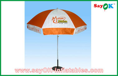 Pequeno estale acima o verão do guarda-chuva do para-sol do poliéster da propaganda da barraca do dossel em volta do parasol do jardim de Sun