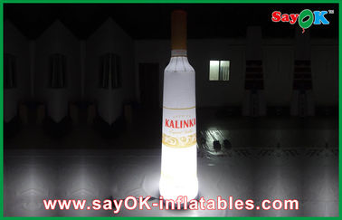 Decoração inflável comercial da garrafa de vinho de Advertusing com iluminação do diodo emissor de luz