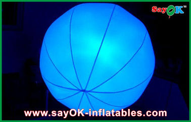 Balão amarelo/azul do diodo emissor de luz ilumina a decoração inflável da fase de Chrismas