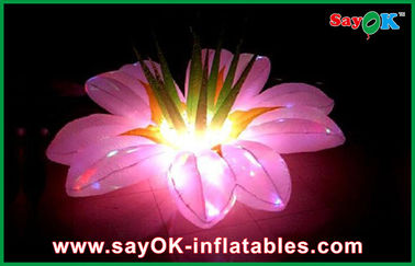 Do casamento inflável da decoração da iluminação da forma da flor luz inflável do diodo emissor de luz