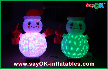 Da decoração inflável da iluminação do Natal boneco de neve inflável com controlador