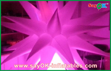 Árvore à terra clara conduzida da estrela com a decoração inflável da iluminação da cor 12 diferente