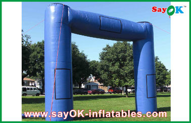 Estrutura inflável comercial da tela inflável enorme azul de Oxford da arcada