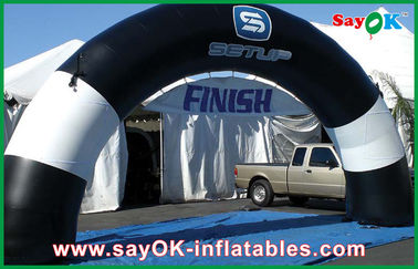 Corrida inflável através dos túneis que anunciam preços do arco do meta de 7x4M Inflatable Arch /Inflatable