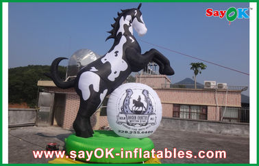 Balões de animais infláveis para o exterior Modelo de cavalo inflável Personagem de desenho animado para publicidade