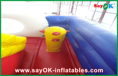Cidade inflável colorida bonito do divertimento do salto do PVC Materail para o GV das crianças aprovado