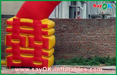 Arco inflável da cor vermelha do estilo de Chiness para a decoração do casamento