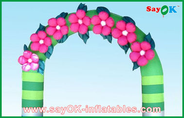 Arco inflável Mini Inflatable Arch/porta/porta infláveis do revestimento de Infaltable com decoração da flor