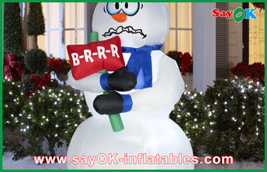 Boneco de neve inflável do Natal gigante inflável das decorações do feriado
