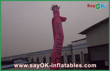 Dançarino inflável cor-de-rosa Desktop impermeável de dança For Outdoor Advertising do ar do homem do ar