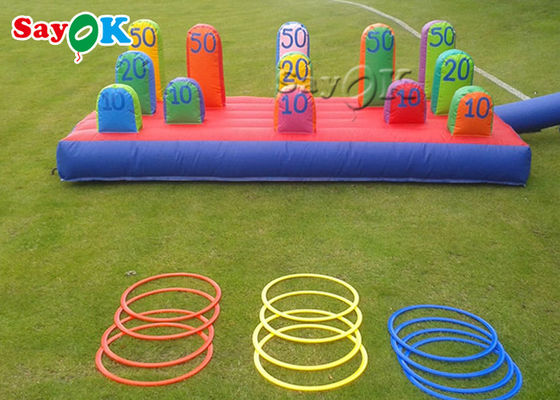 Pvc Ring Toss Game With Rings inflável do jogo do alvo