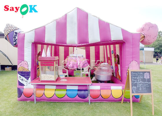 Melhor Tenda Inflável Tenda de Trabalho Inflável PVC Portátil Candy Floss Inflável Air Tent Impermeável