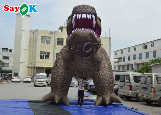 dinossauro 15ft inflável do tiranossauro de T-Rex da mascote de 5m para a exposição