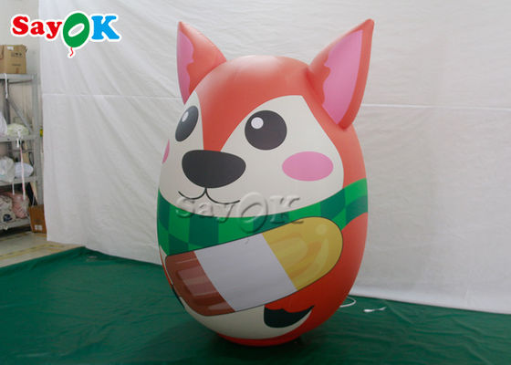 decorações infláveis apertadas do feriado do ar de 7ft que estão o modelo animal do Fox