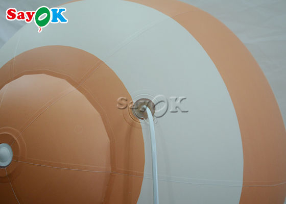 do balão inflável hermético alaranjado do Natal do Pvc de 7ft decoração de suspensão do Xmas