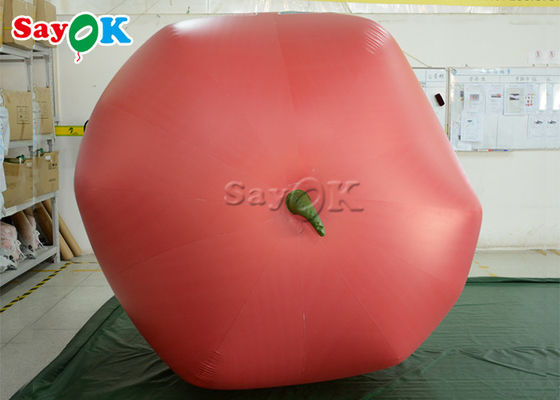 modelo inflável For Rental Business do balão de Apple do fruto vermelho gigante de 2m