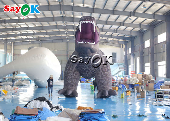 Publicidade inflável 5m 16ft gigante modelo de dinossauro inflável para a exposição Halloween