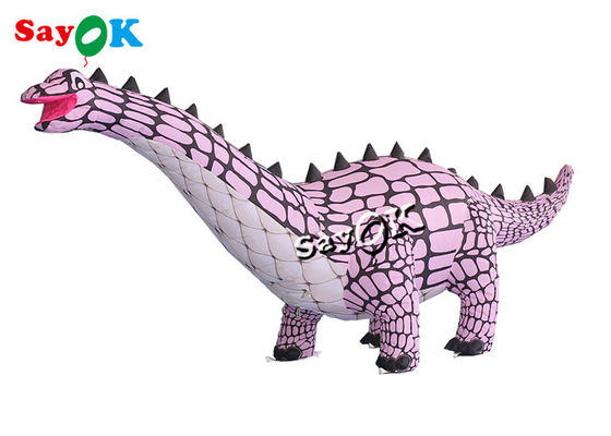 Personagens de publicidade infláveis 1m / 3.3ft Alto tamanho natural Dinossauro Ankylosaurus inflável com sopro para decoração do quintal