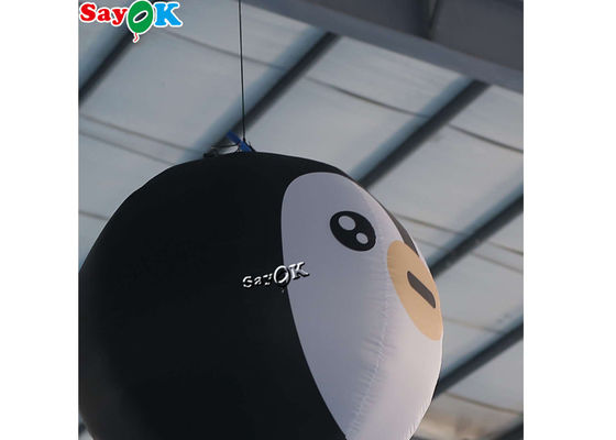 da decoração 3.3ft pequena do Natal de 1m pinguim inflável com luz conduzida
