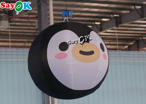 Balão leve 5ft inflável personalizado do pinguim da decoração de 1.5m