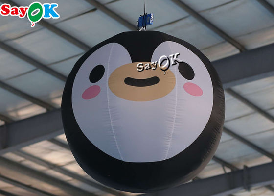 Balão leve 5ft inflável personalizado do pinguim da decoração de 1.5m