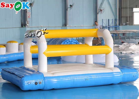 Rocker de água inflável 3x2x1.2mH brinquedos aquáticos infláveis comerciais parque aquático flutuante