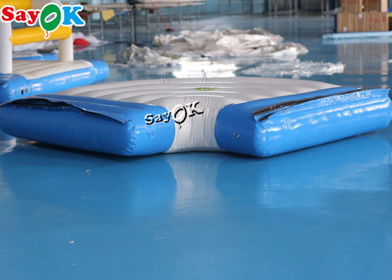 Tanque de água inflável Atividade ao ar livre Pista de saltos aerodinâmicos infláveis Parque de diversões aquáticos