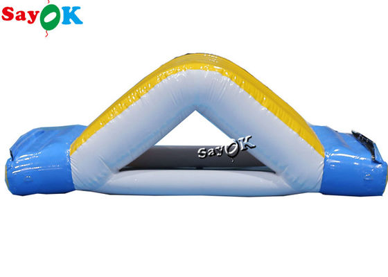 Roda de água inflável 3x2x1mH Brinquedos de água infláveis Parque de diversões Double Blow Up Pool Slide