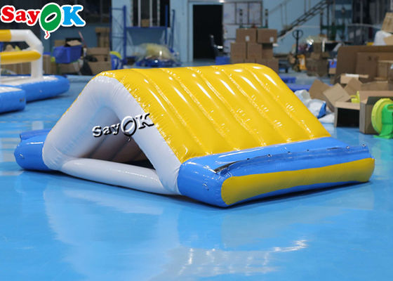 Roda de água inflável 3x2x1mH Brinquedos de água infláveis Parque de diversões Double Blow Up Pool Slide