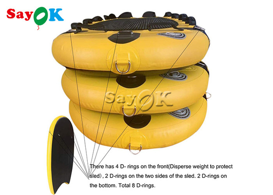 Polegadas de flutuação de Mat Rescue Inflatable Surfing Board 68.9*37.4*5.9