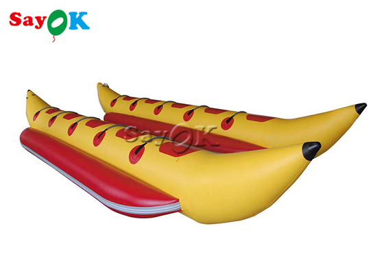 Barco de banana inflável do único corpo de 10 pessoas para o jogo da água