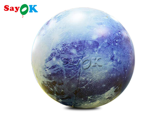 Personalizado 40 polegadas de balão leve inflável do planeta do Plutão da decoração