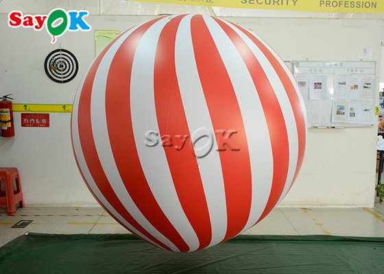 bolas infláveis 5ft vermelhas do Natal de 1.5m para a decoração do partido do evento