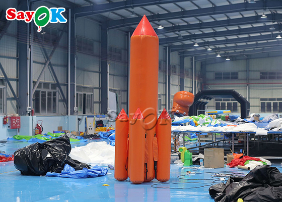 Inflável gigante de 5m para evento promocional inflável jogos esportivos jogo de foguete inflável