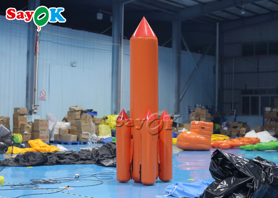 Inflável gigante de 5m para evento promocional inflável jogos esportivos jogo de foguete inflável