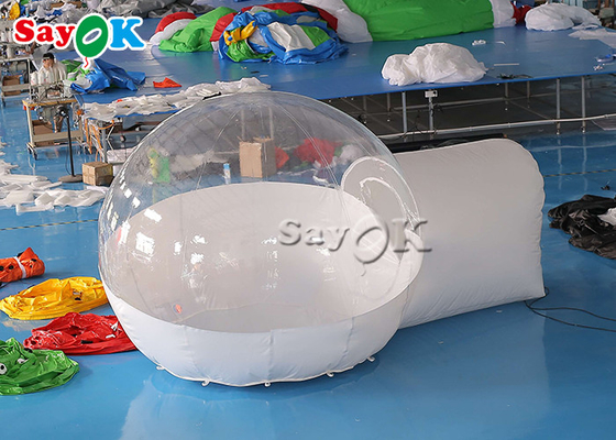 Da barraca inflável do ar do evento da barraca 3x2.5mH 10x9ft abóbada clara de acampamento transparente inflável com túnel