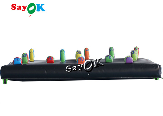Jogos infláveis de Ring Toss Hoopla Inflatable Sports dos adultos das crianças dos jogos exteriores 4x2m 13x6.6ft