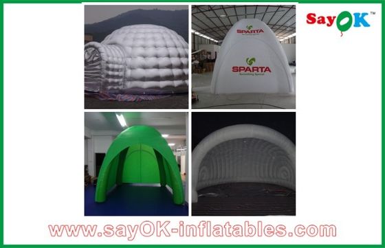 Tenda inflável para o exterior Tenda inflável para o exterior Tecido de Oxford ou PVC Branco Camping Tendas infláveis Marquises para venda