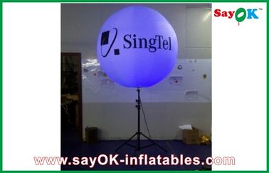 Anunciando o balão inflável do suporte da decoração da iluminação com tripé, balão inflável do tripé da iluminação