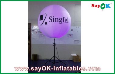 Anunciando o balão inflável do suporte da decoração da iluminação com tripé, balão inflável do tripé da iluminação