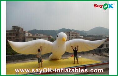 Pomba animal do vôo do grande hélio gigante bonito inflável feito sob encomenda dos produtos