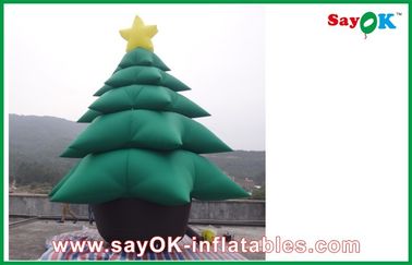 Decorações infláveis infláveis verdes do feriado da árvore de Natal