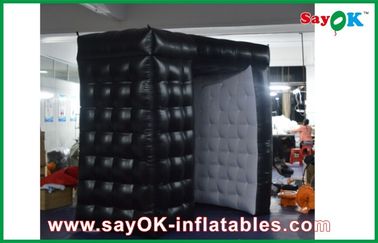 Barraca inflável portátil preta do quiosque da cabine da foto de Digitas impermeável