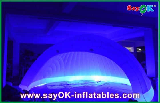 Tenda inflável personalizada LED para festa / exposição capacete clube noturno festa tenda inflável