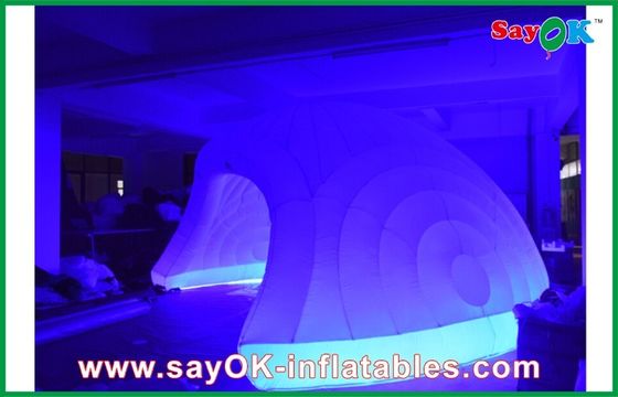 Tenda inflável personalizada LED para festa / exposição capacete clube noturno festa tenda inflável