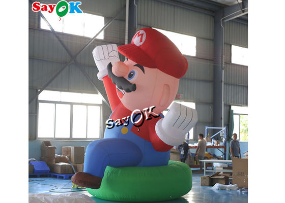 Caracteres de desenhos animados 4m 13ft Gigante Oxford Super Mario inflável para decoração de festival