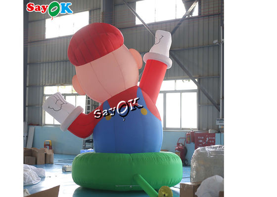 Caracteres de desenhos animados 4m 13ft Gigante Oxford Super Mario inflável para decoração de festival