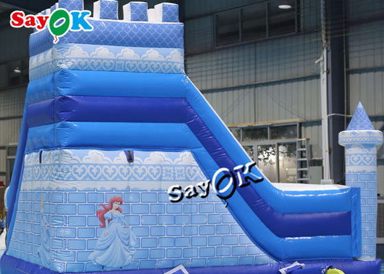 princesa 16.5ft azul Bouncing Castle Commercial Hhouse de salto inflável de 5m