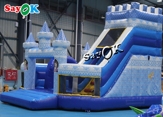 princesa 16.5ft azul Bouncing Castle Commercial Hhouse de salto inflável de 5m