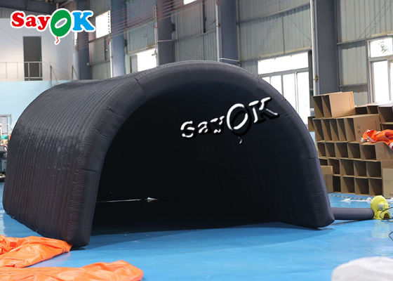 Tenda inflável ROHS 7.3m 24ft Negro Tenda inflável com porta